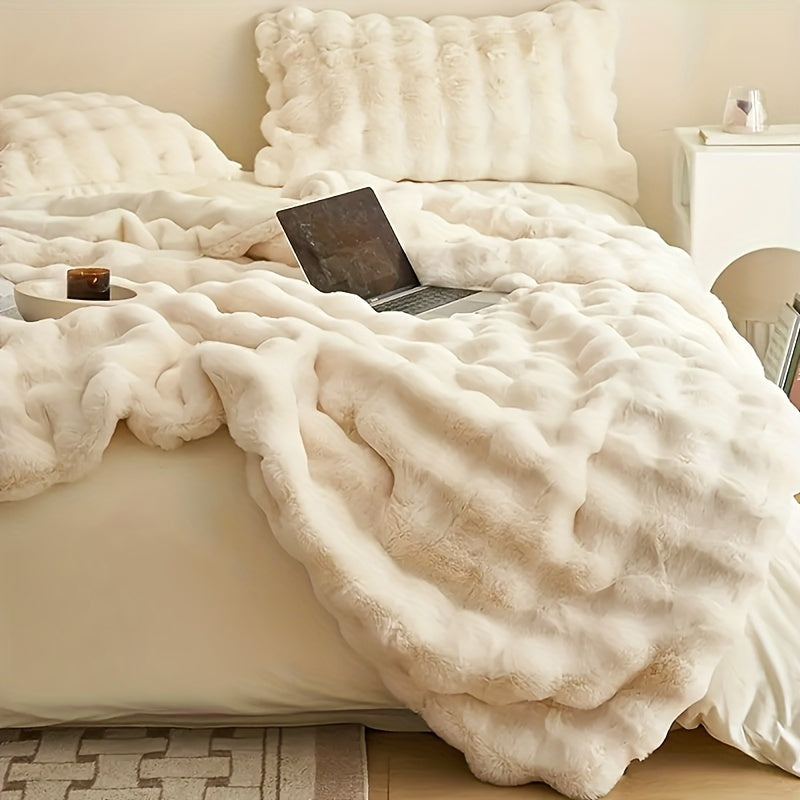 Elegante Rabbit Fleece Deken - Luxe en Duurzaam