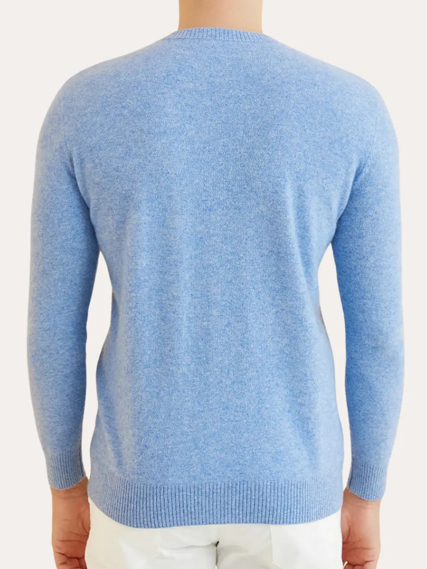 Signature Cashmere Sweater - Lichtblauw