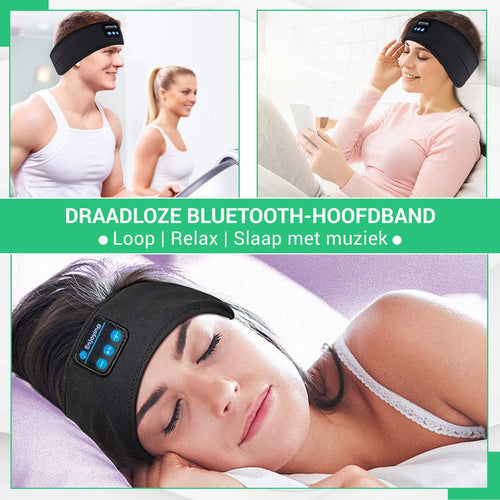 SleepWave™ - Slimme Bluetooth Slaapband voor Diepe Rust