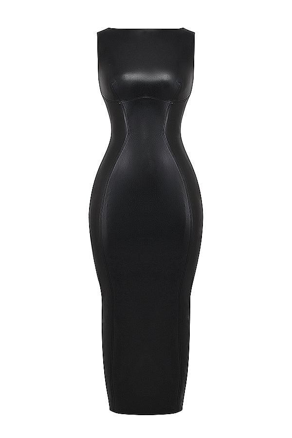 VALENTE® | LUXE LEREN MAXI JURK