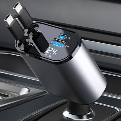 Digitale Auto Multi-oplader | Geschikt voor iedere auto
