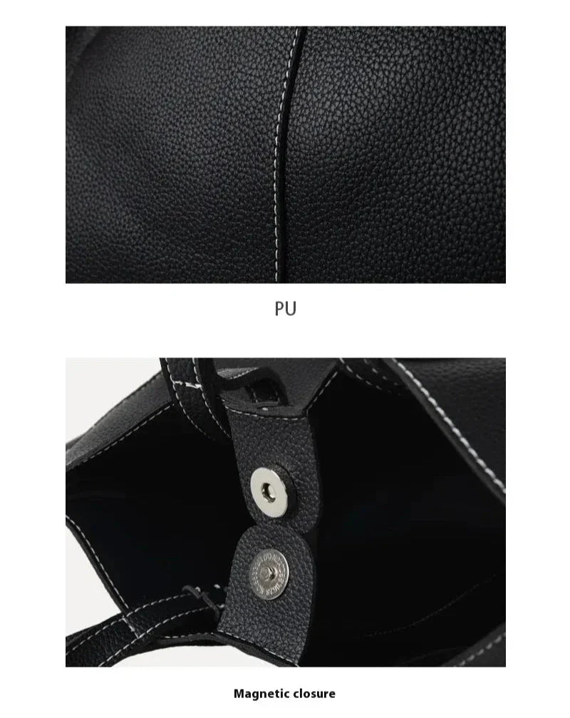 Aveline | Luxe Vegan Leren Shopper