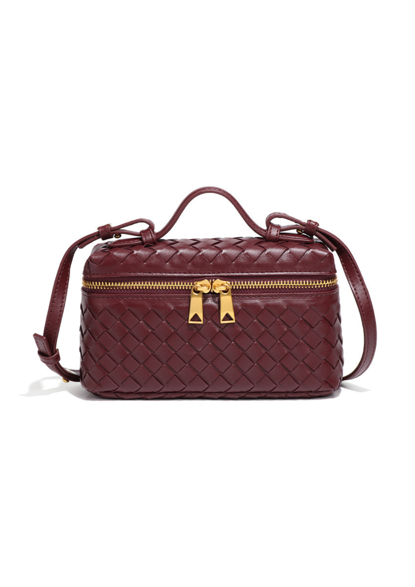 Jade Woven Crossbody Tas