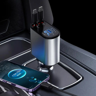 Digitale Auto Multi-oplader | Geschikt voor iedere auto