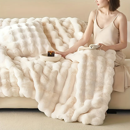 Elegante Rabbit Fleece Deken - Luxe en Duurzaam