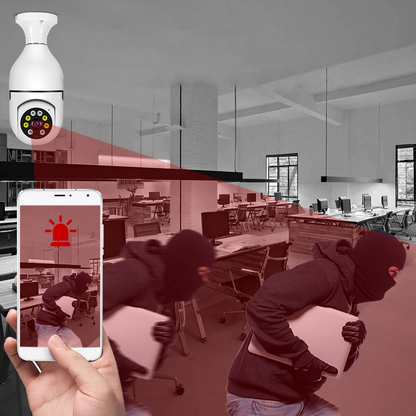 BulbCam™ | Draadloze Lamp Beveiligingscamera