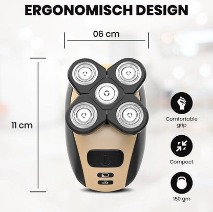 5 in 1 Scheerapparaat - Gladde scheerbeurt zonder irritatie!