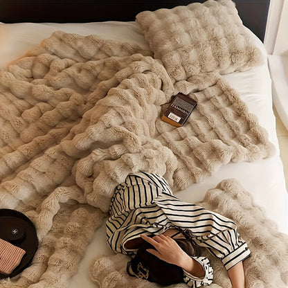 Elegante Rabbit Fleece Deken - Luxe en Duurzaam