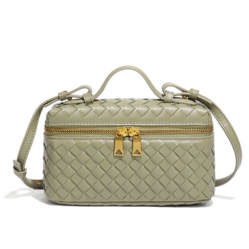 Jade Woven Crossbody Tas