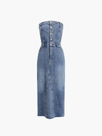 VALENTE® | MIDI JEAN DRESS
