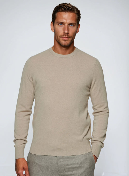 Premium Cashwool sweater - Beige