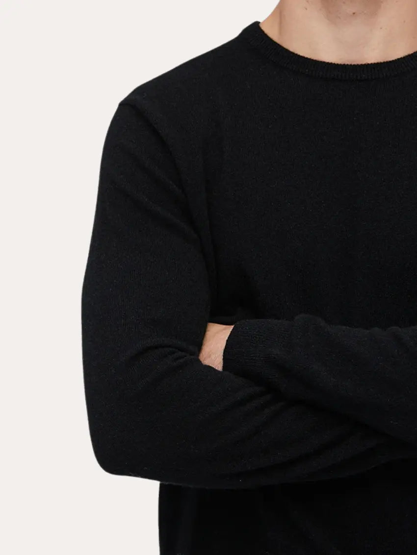 Premium Cashwool Sweater - Zwart