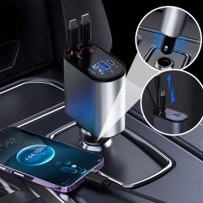 Digitale Auto Multi-oplader | Geschikt voor iedere auto