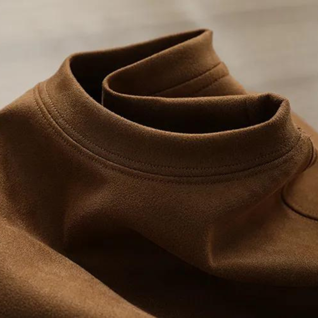 Hendrik | Heren Suède  T-shirt