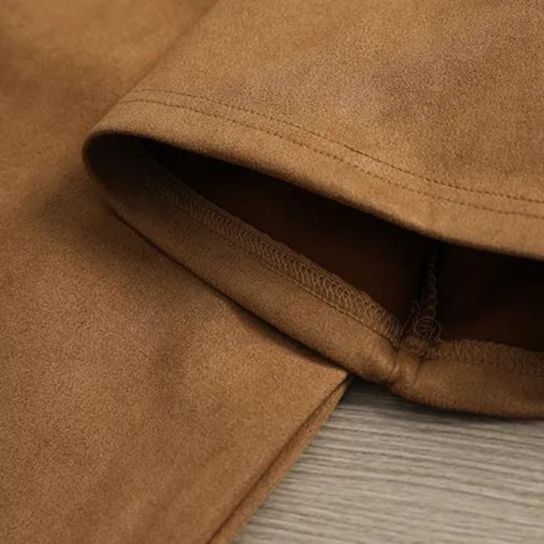 Hendrik | Heren Suède  T-shirt