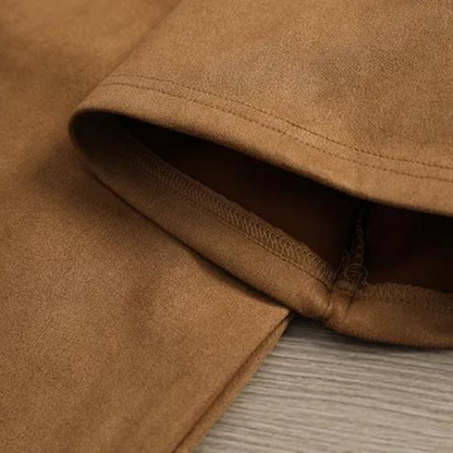 Hendrik | Heren Suède  T-shirt