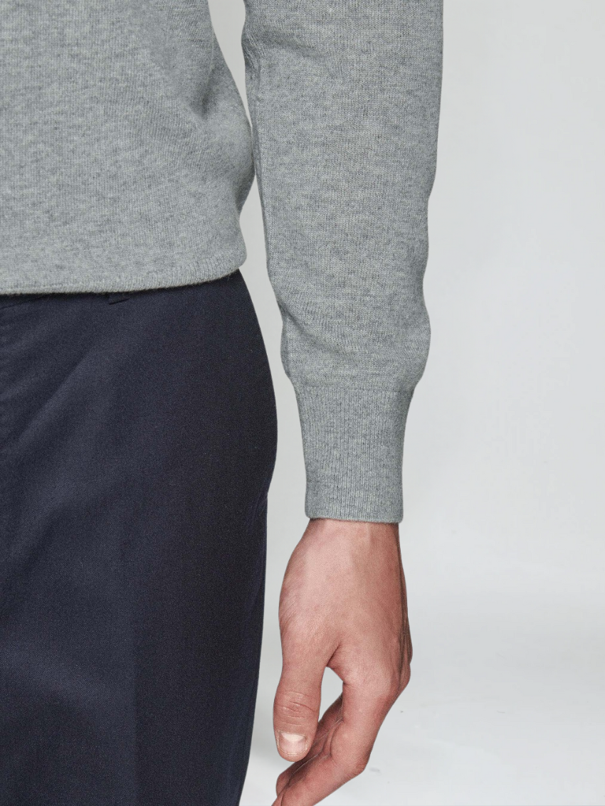 Premium Cashwool sweater - Grijs