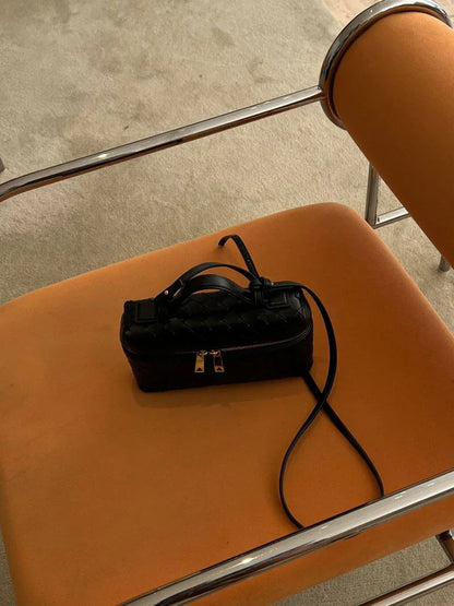 Jade Woven Crossbody Tas