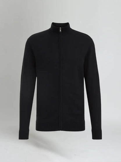 Full Zip Sweater - Zwart
