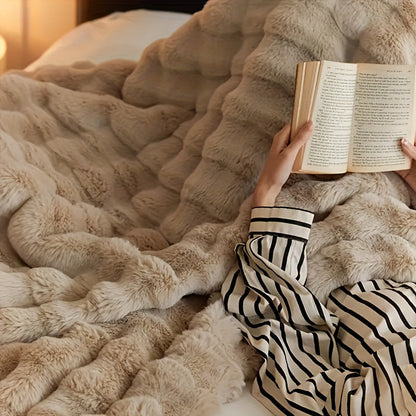 Elegante Rabbit Fleece Deken - Luxe en Duurzaam