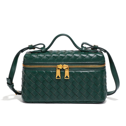 Jade Woven Crossbody Tas