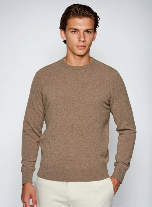 Premium Cashwool sweater - Khaki