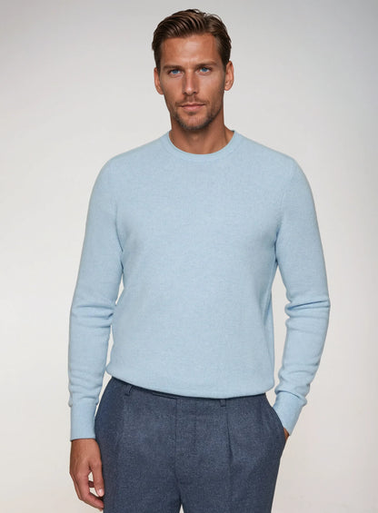 Premium Cashwool sweater - Lichtblauw