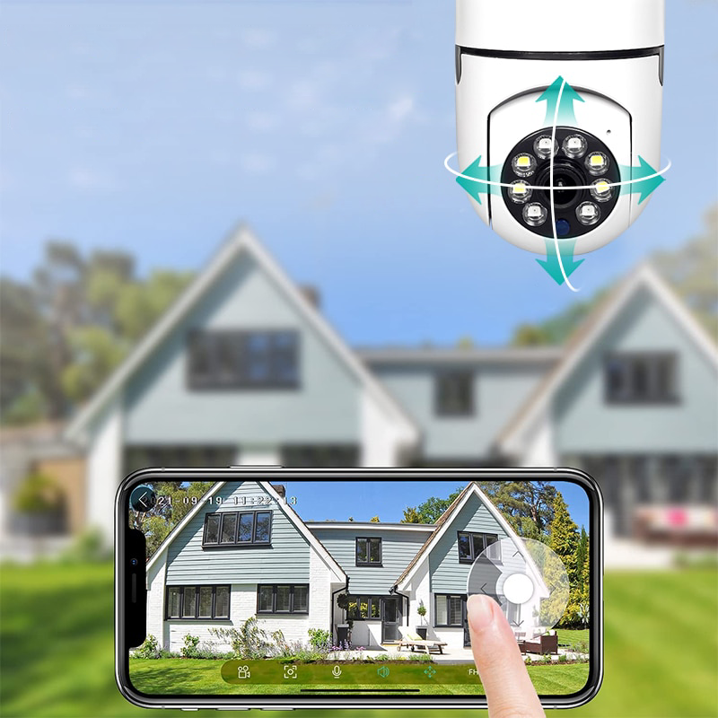 BulbCam™ | Draadloze Lamp Beveiligingscamera