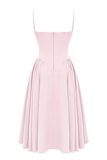 VALENTE® | TWILL KORSET MIDI JURK