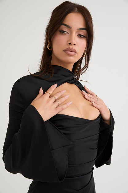 VALENTE® | GEDRAPEERDE CORSET JURK